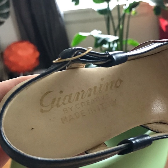 Vintage 60s mod Italian platform wedges 5/5.5 - Picture 4 of 5